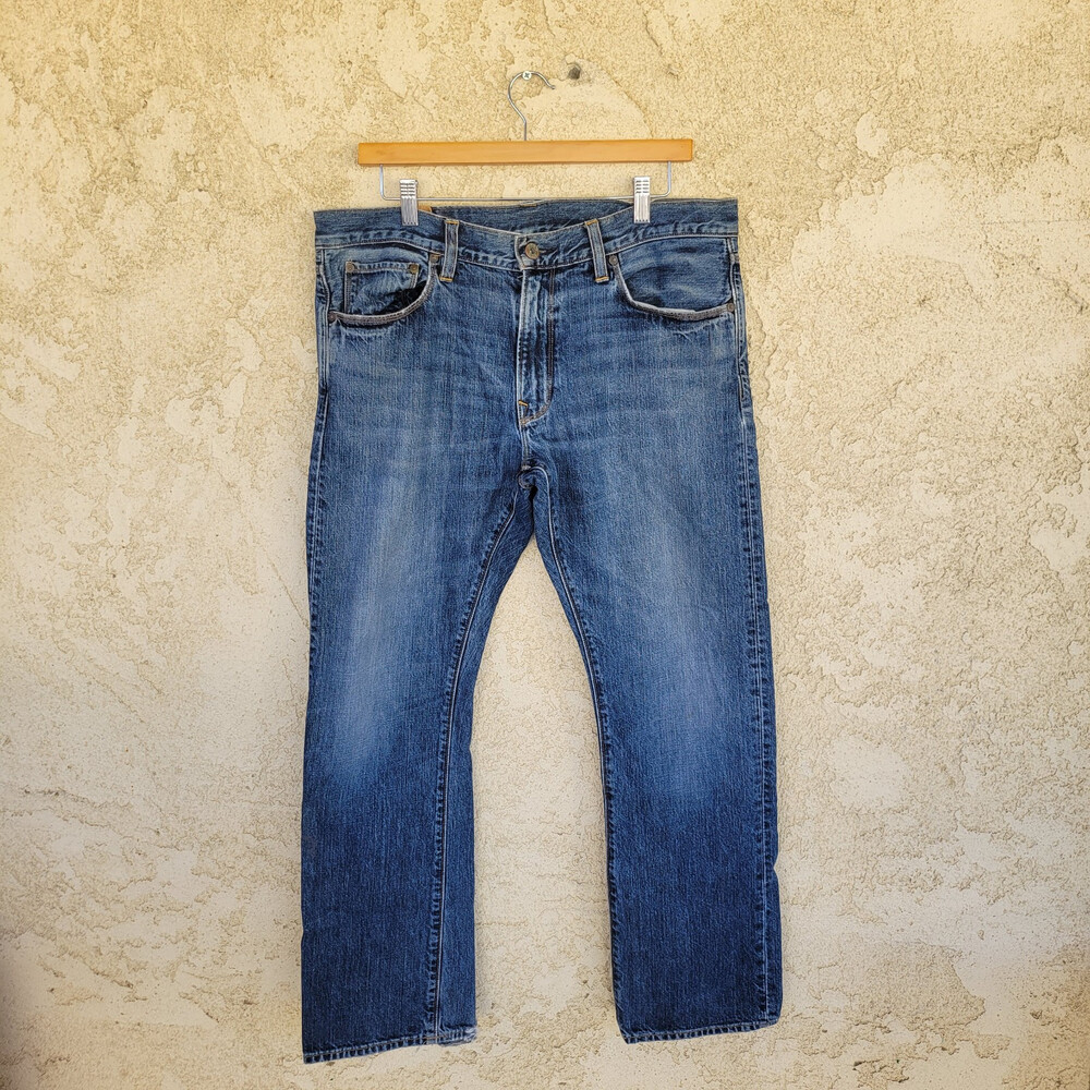 GAP 1969 Regular Men's Jeans Low Rise Straight Fit Blue Denim Size 33x30